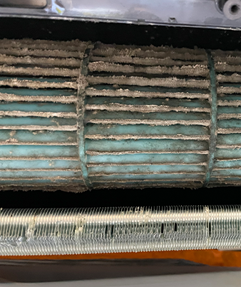 가정용 에어컨 세척 전후 비교 1